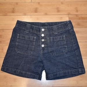 Levi's High-rise Button Front Denim Shorts